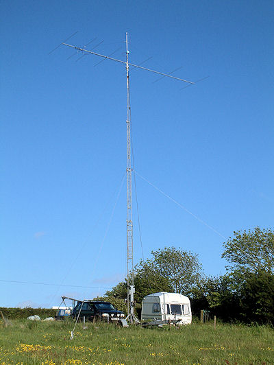 G8BCG 50MHz eme and weak signal antenna system 2009